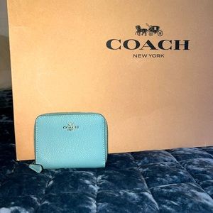 Beautiful blue Coach wallet